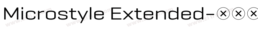 Microstyle Extended字体转换